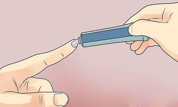 Penis enlargement massage is performed using a lubricant