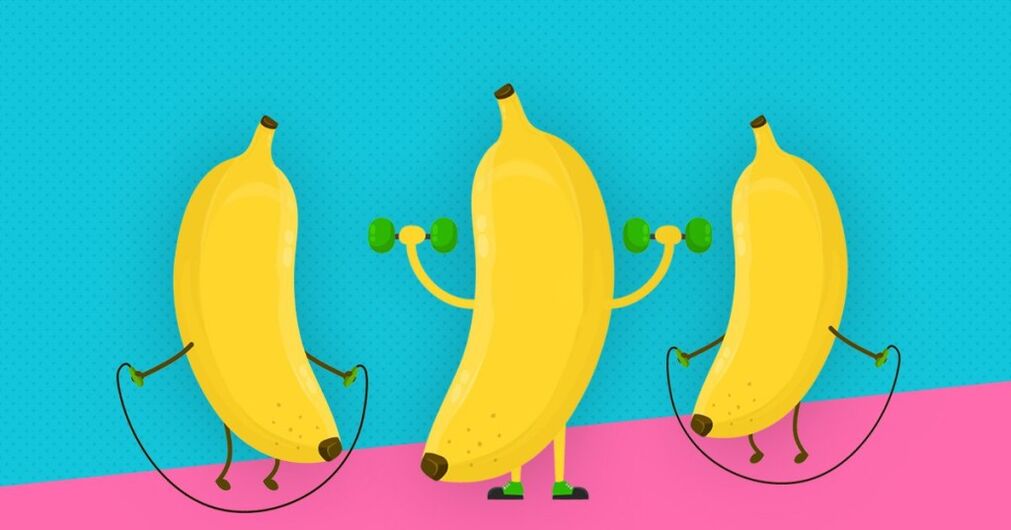 Bananas mimic increasing the width of the penis with exercise